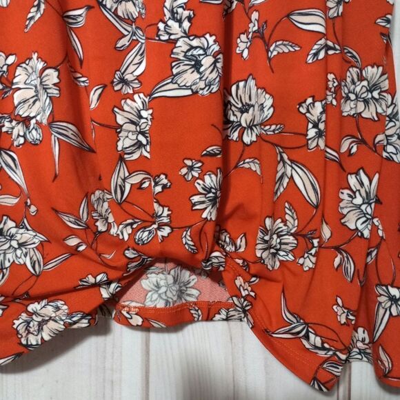 2 For 30 Como Blu Shirt Ladies 3x Floral Short‎ sleeve - Picture 3 of 7